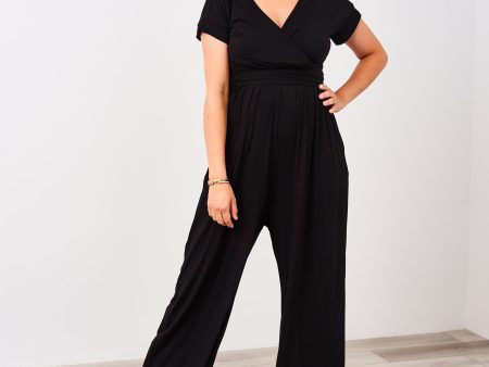 Latched Mama V-Neck Nursing Pantsuit Online