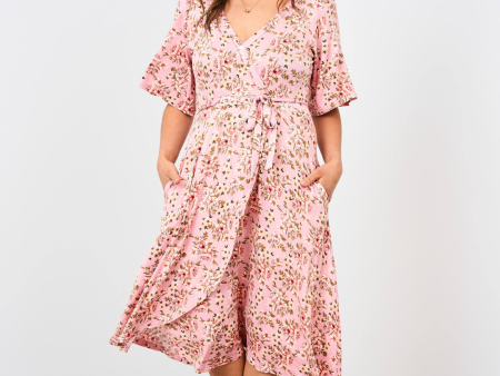 Latched Mama Labor & Postpartum Wrap Dress - Final Sale Fashion