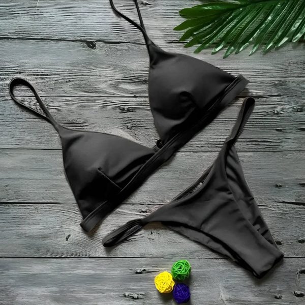 Dwuczęściowy strój kąpielowy bikini z trójkątnymi miseczkami Hot on Sale