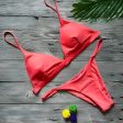 Dwuczęściowy strój kąpielowy bikini z trójkątnymi miseczkami Hot on Sale