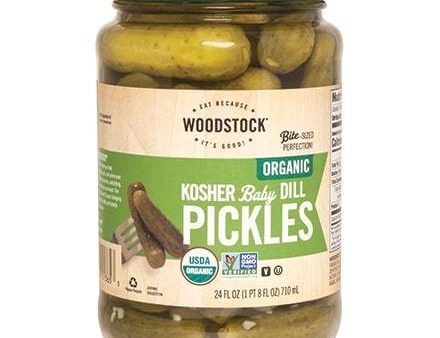 Woodstock Kosher Baby Dill Og 24 Oz For Cheap